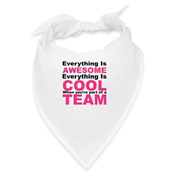 Awesome - Bandana - Weiß - Vorne