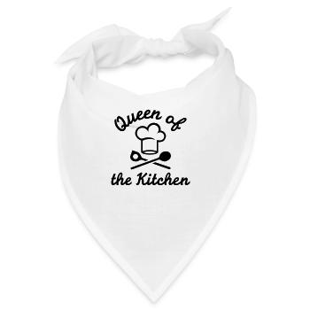 Köchin - Bandana - Weiß - Vorne