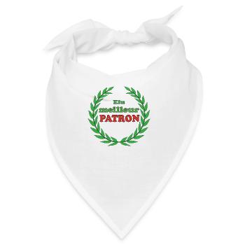 Elu meilleur patron - Bandana - Weiß - Vorne