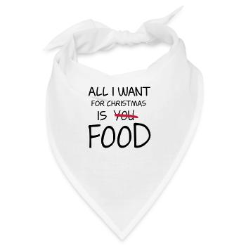Food - Bandana - Weiß - Vorne