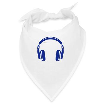 Kopfhörer - Bandana - Weiß - Vorne
