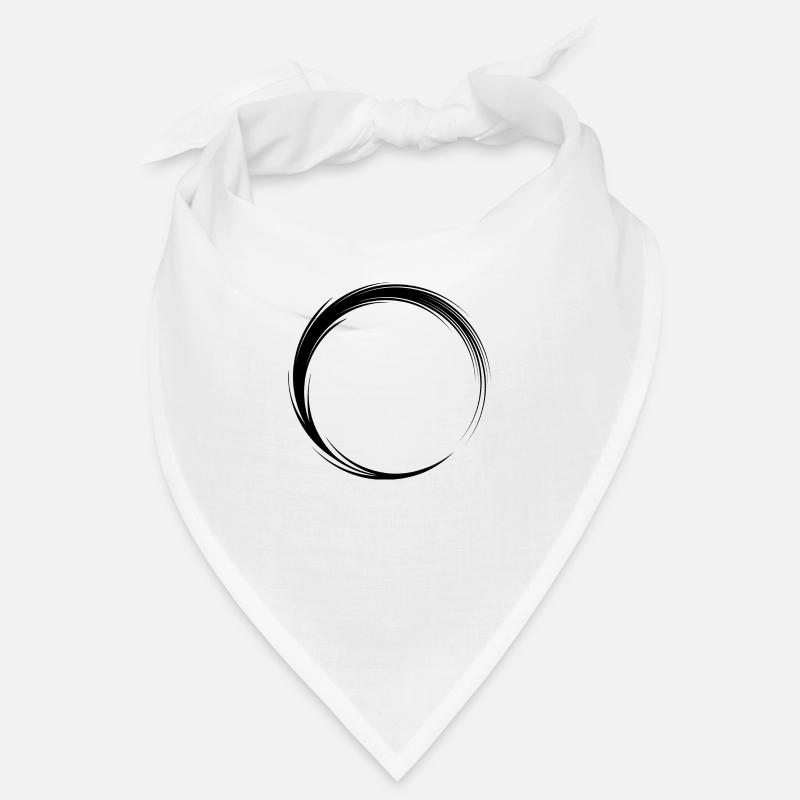 Circle Icon Shape Black Bandana