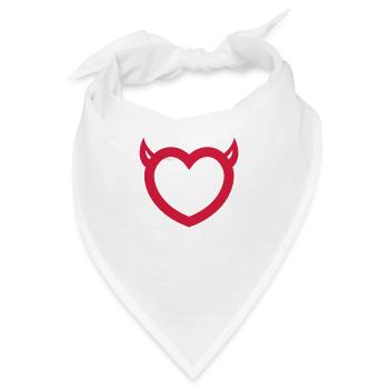 Teufel - Bandana - Weiß - Vorne