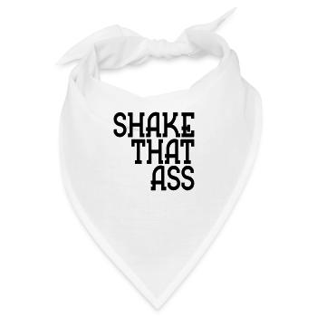 shake that ass - Bandana - Weiß - Vorne