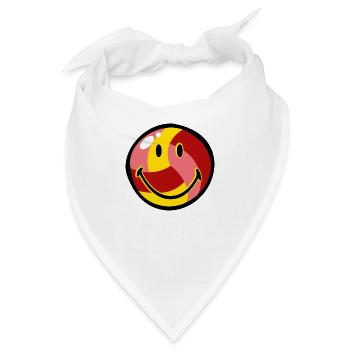 Smiley Beach Volleyball - Bandana - Weiß - Vorne