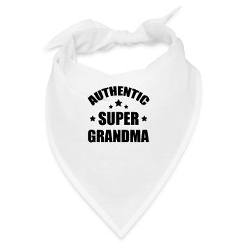 Großmütter / Oma / Mami / Großmutter / Mamy - Bandana - Weiß - Vorne