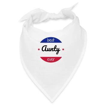 Onkel / Tante / Vetter / Cousin / Kusine - Bandana - Weiß - Vorne