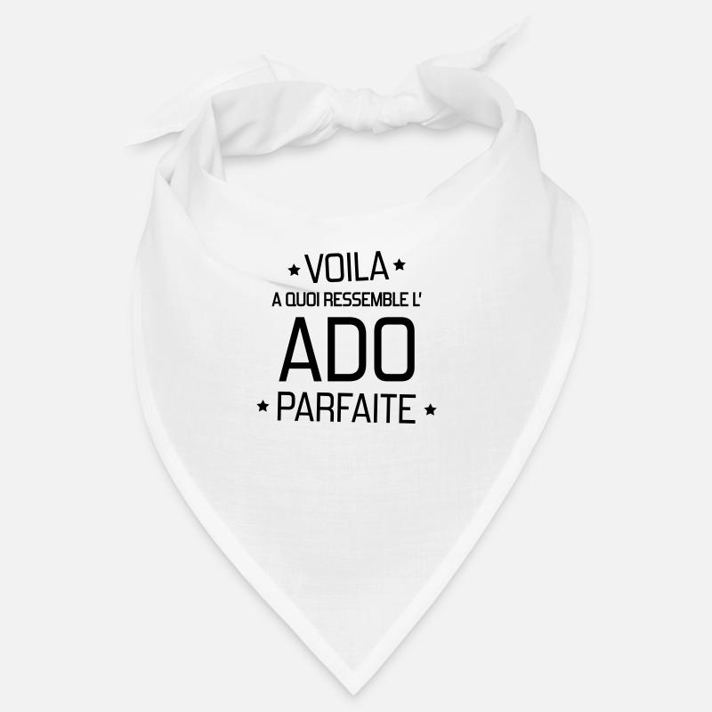 adolescent / enfant / ado / adolescente - Bandana - blanc