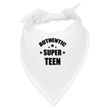 Teenager / Jugendliche / Jugendlicher / Kind - Bandana - Weiß - Vorne