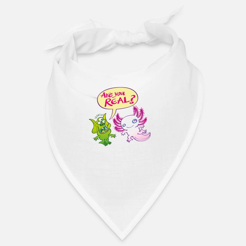 Alien surpris se demande si l'axolotl est réel Bandana