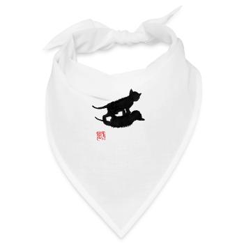 cat shadow - Bandana - Weiß - Vorne