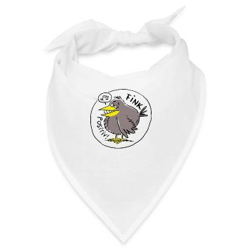 Fink positiv! - Bandana - Weiß - Vorne