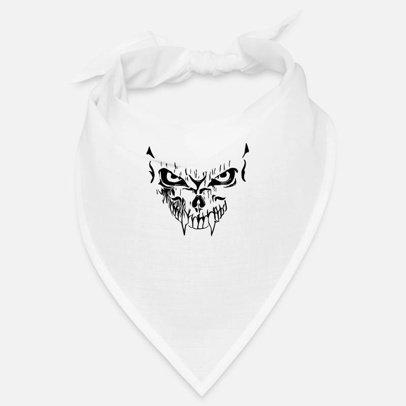 Creepy vector grimace Bandana