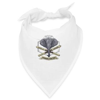 Hannibal Erbe - Bandana - Weiß - Vorne