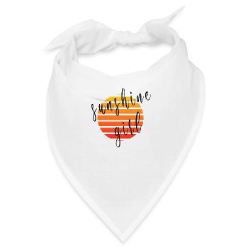 Sonnenschein Mädchen - Bandana - Weiß - Vorne