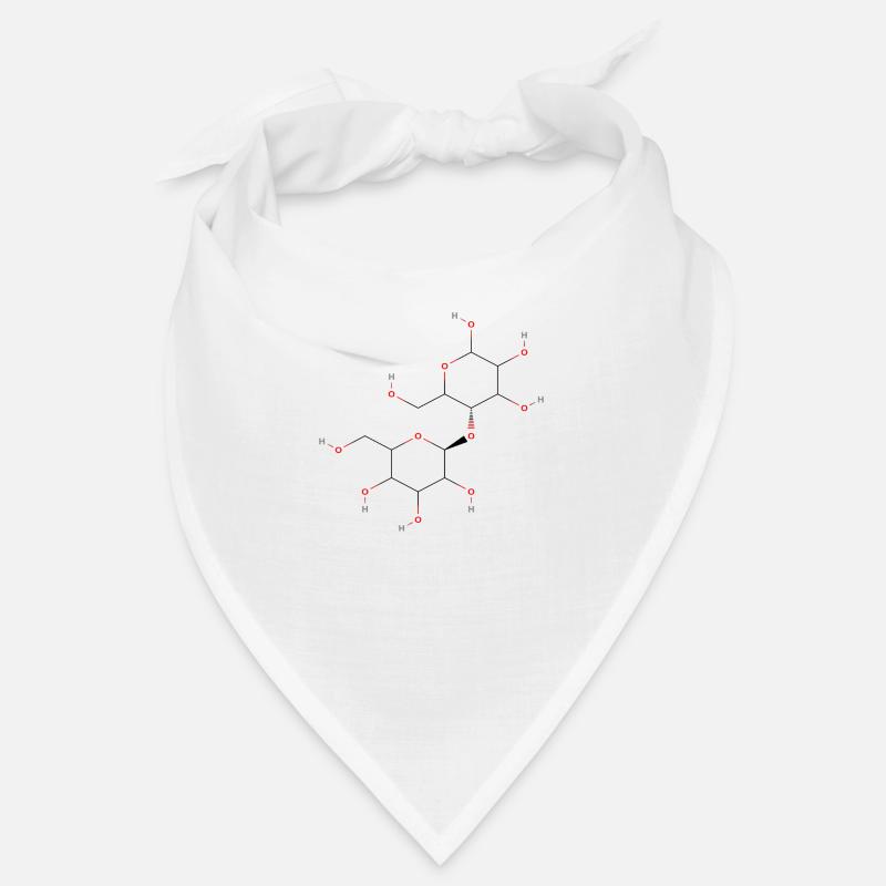 Cellulose Molekül - Farbige Strukturformel Bandana
