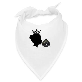 Queen of Spades - Bandana - Weiß - Vorne