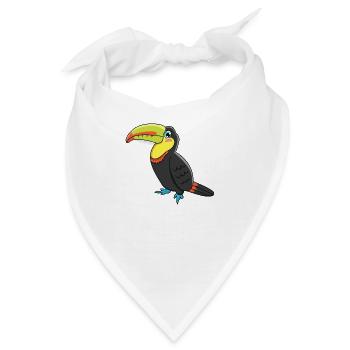 Tukan - Bandana - Weiß - Vorne