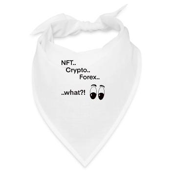 NFT Crypto Forex - Bandana - Weiß - Vorne