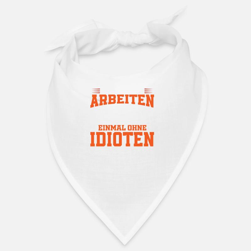 Einmal mit Profis arbeiten - Bandana - Weiß