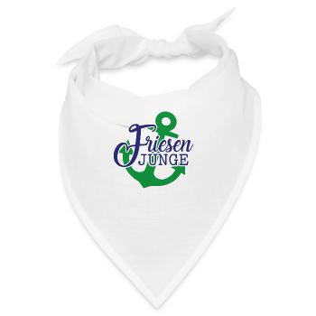 Friesen Junge - Bandana - Weiß - Vorne