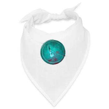 Windsurf wave - Bandana - Weiß - Vorne