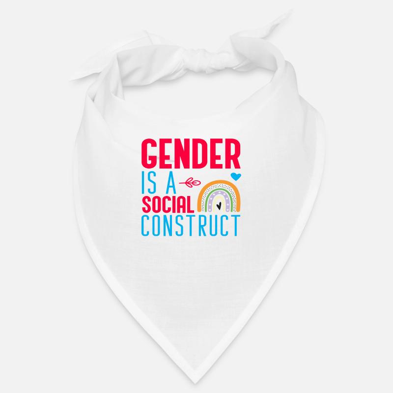 Gender is a Social Construct - Bandana - Weiß