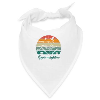 Guter Nachbar WW - Bandana - Weiß - Vorne