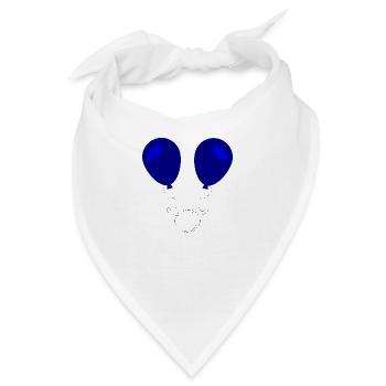 Lufballons Hoffnung - Bandana - Weiß - Vorne