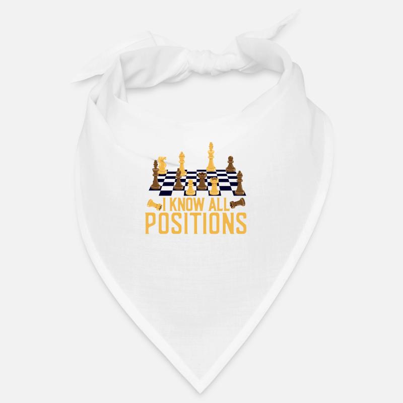 I Know All Positions Chess Board Chess Player Bandana