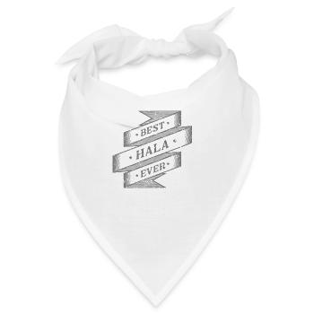 best hala ever - Bandana - Weiß - Vorne