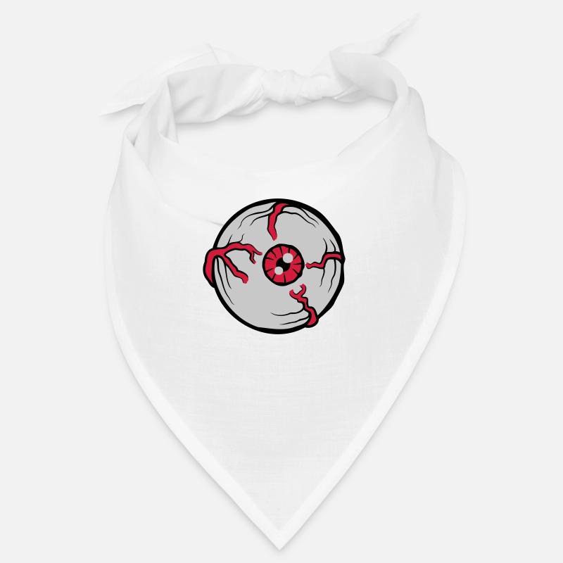 Großes Crazy Horror Auge Bandana