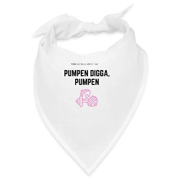 Pumpem Digga Pumpen - Bandana - Weiß - Vorne