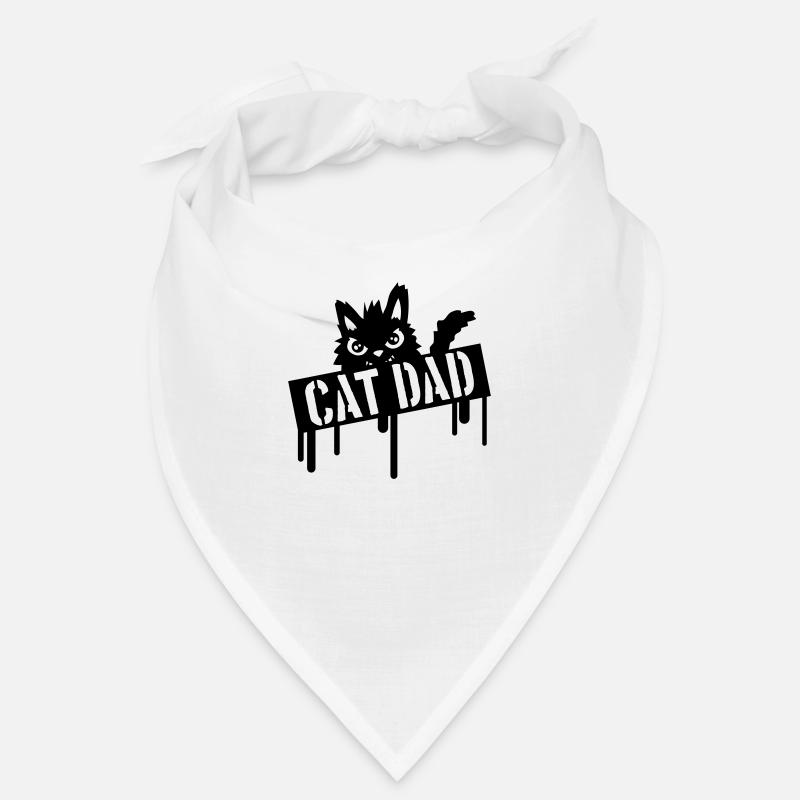 Cat Father Stamp Logo Bandana