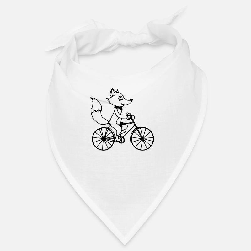 Fuchs Rides Bicycle Gift Idea Vector Bandana