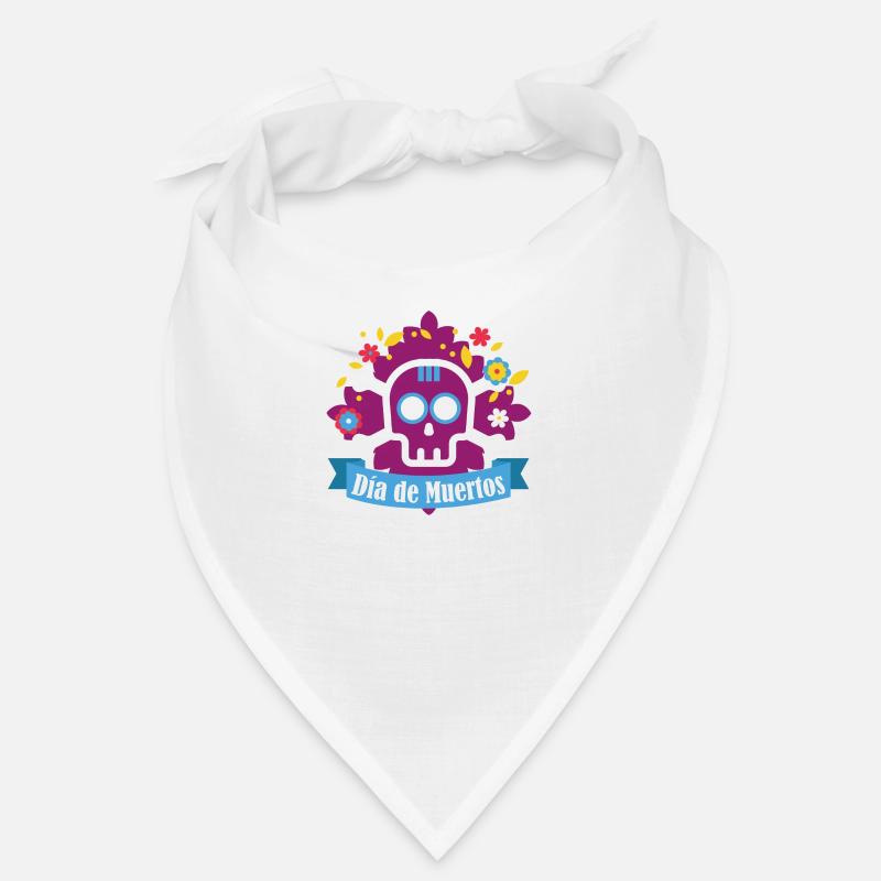 dia de muertos violet Bandana