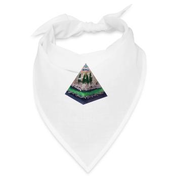 Baumkreis der intergalaktischen Verbindung - Bandana - Weiß - Vorne