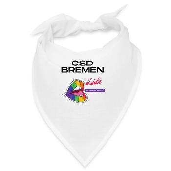 CSD Bremen Shirt Pride - Bandana - Weiß - Vorne