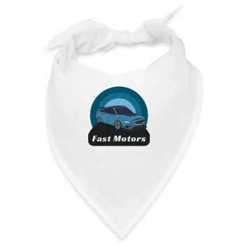 Fast Motors - Bandana - Weiß - Vorne