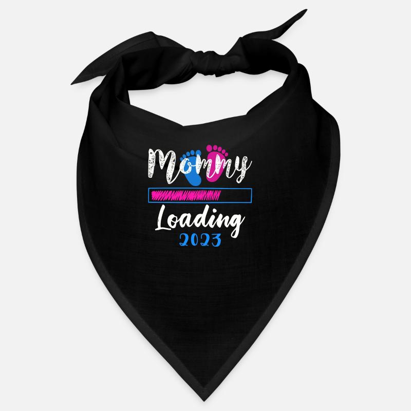 Mama loading 2023, werdende Mutter 2023 Bandana