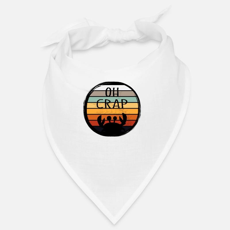 Oh Crab - Sunset Schwarze Krabbe Bandana