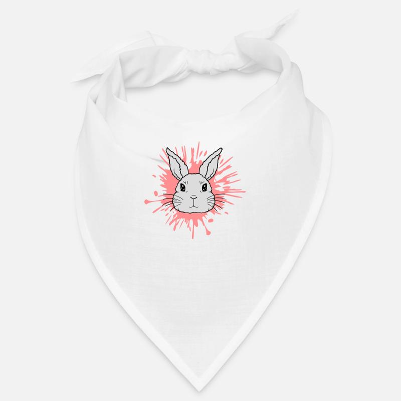 Farbklecks Tropfen Hase Spritzer Bandana