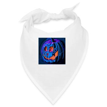 Halloween Kübis im Science-Fiction Stil - Bandana - Weiß - Vorne