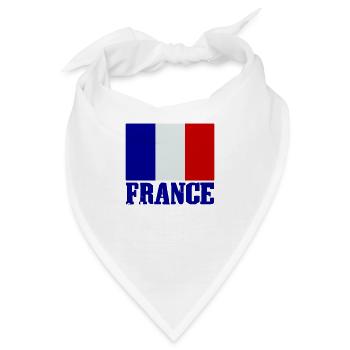 France - Bandana - Weiß - Vorne