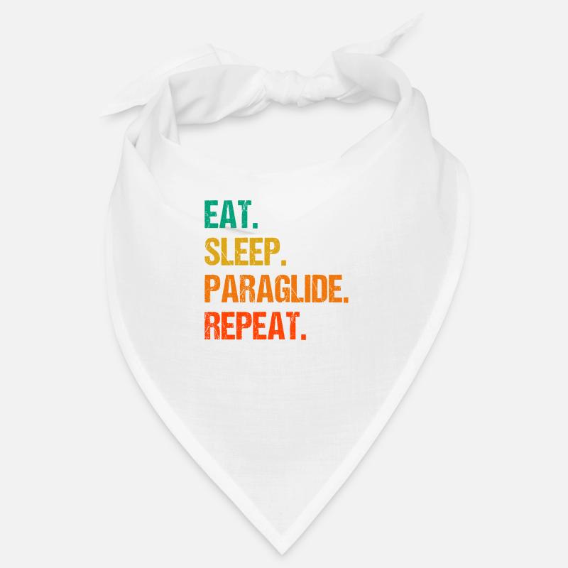 Eat Sleep Paraglide Repeat Paragliding Parachute P Bandana