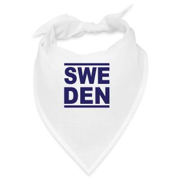 Schwedische Marine - Bandana - Weiß - Vorne