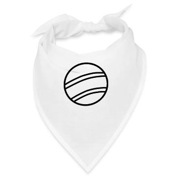 Ball Vektorgrafik - Bandana - Weiß - Vorne