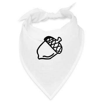 Eichel - Bandana - Weiß - Vorne