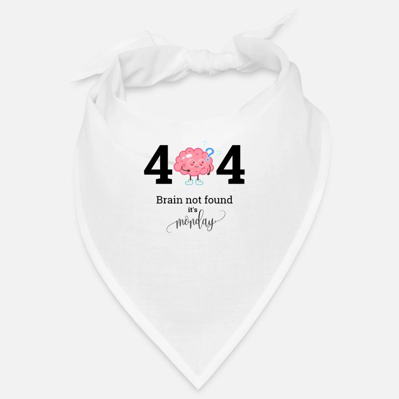 Brain not found it s Monday Bandana