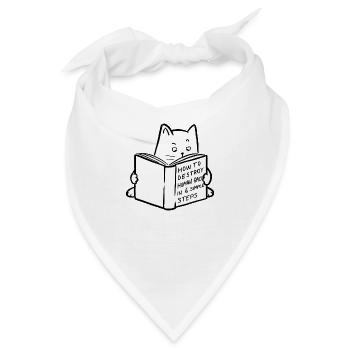 Wie man die menschliche Rasse vernichtet - Bandana - Weiß - Vorne